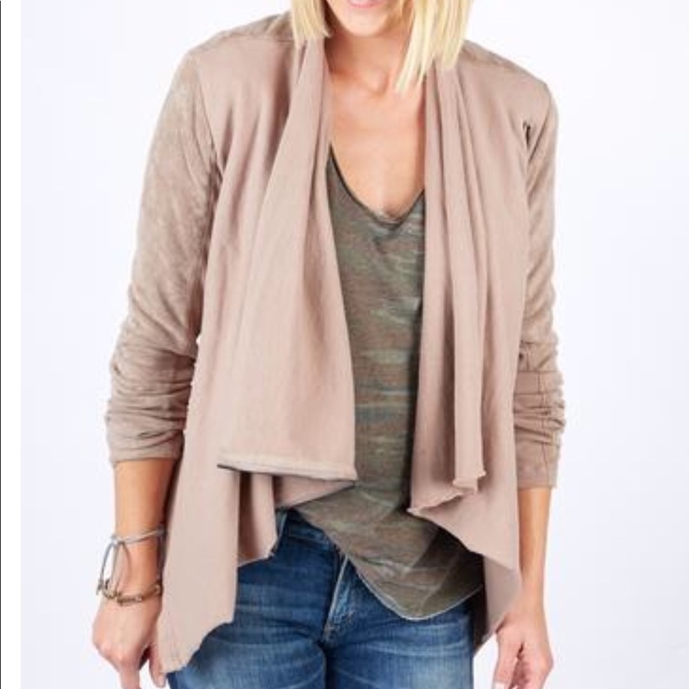 Evereve Blank Suede Private Practice Jacket